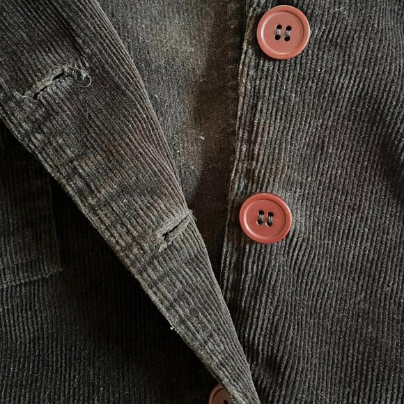 Size XL Havanna Jack's Cafe Retro Brown Corduroy Button Down Jacket - Picture 9 of 10
